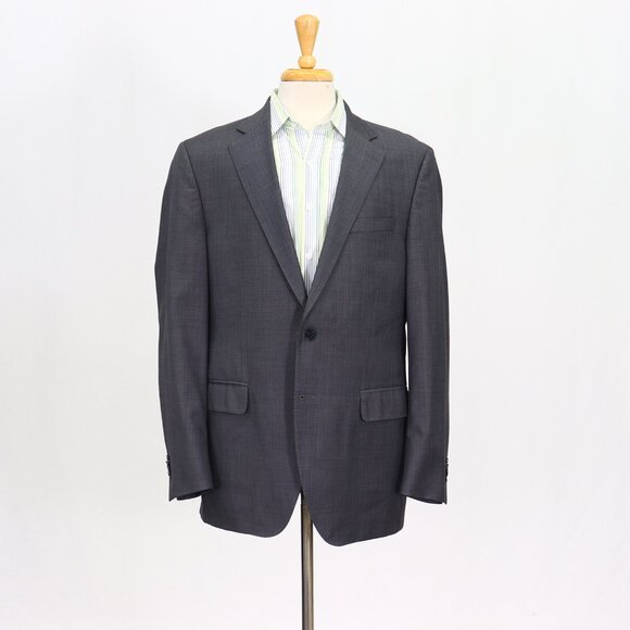 Peter Millar Other - Peter Millar 44L Gray Blazer Sport Coat Jacket 2-Button Solid Y703